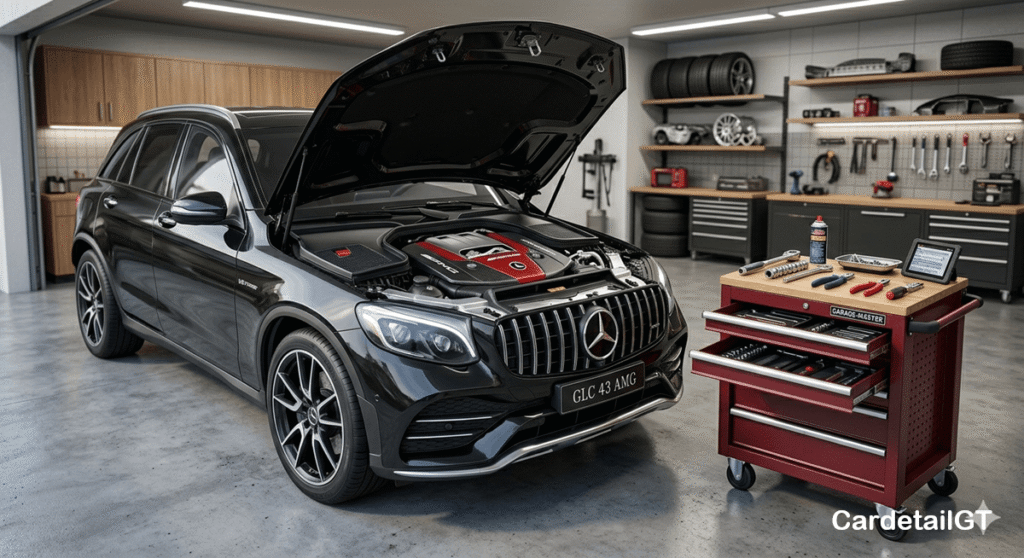 차량 정비준비 모습