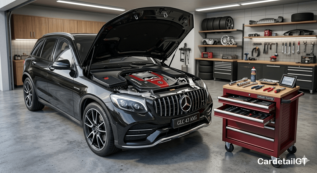 차량 정비준비 모습