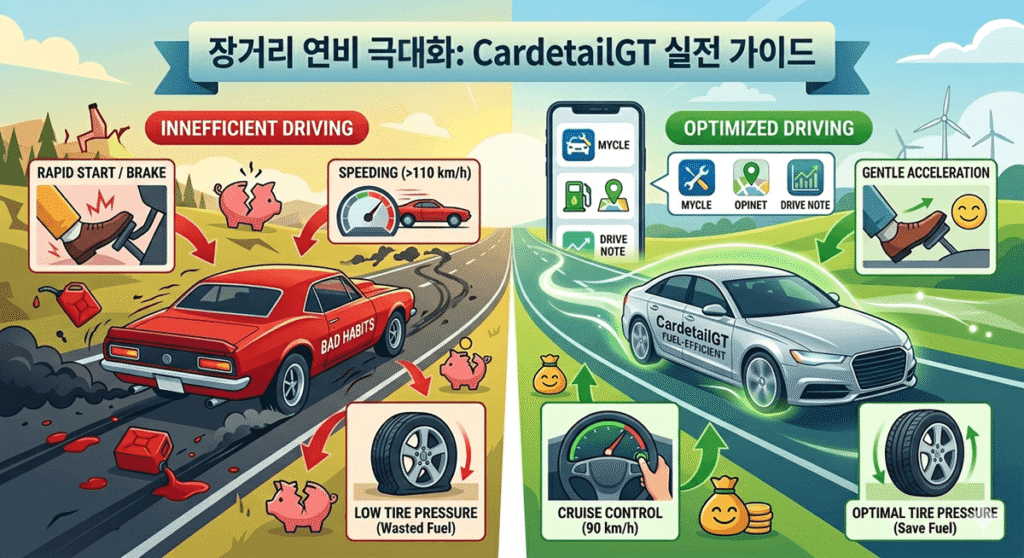 장거리 연비 극대화 가이드 사진